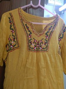 Boho Embroidered Top