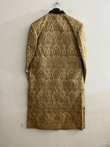 Manyavar Golden Sherwani ( Men)