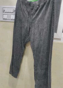 Gray Velvet Lounge Pants