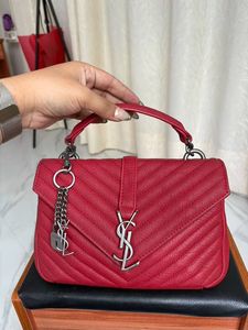 YSL Red Handbag