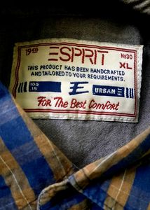 New CHECK SHIRT Cotton 100%
