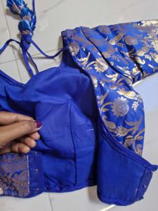 Festive Season Special Royal Blue Blouse
