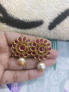 Floral Pearl Earrings