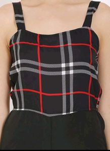 Plaid Jumpsuit