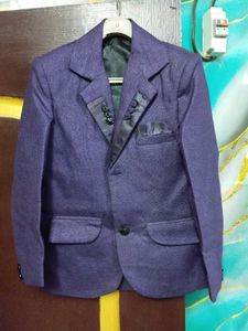Boy's Formal Blazer Pant And Shirt