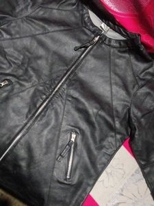 Chic Black Faux Leather Jacket