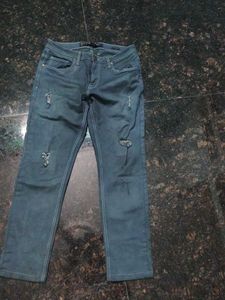 Distressed Denim Jeans