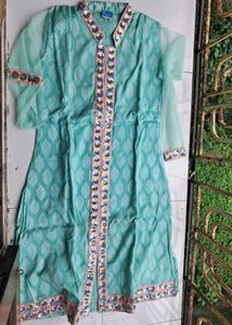 Sequins Work Kurti Set