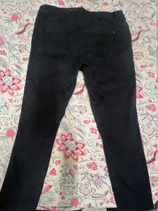 Black Straight Leg Jeans
