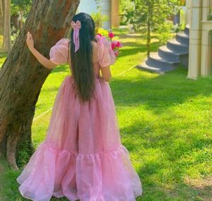 Pink Organza birthday Dress