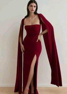 Elegant Red Maxi Dress