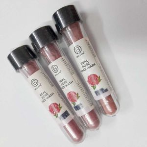 Brillare Real Rose Face Wash Powder
