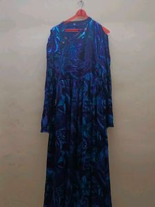 Elegant Blue Ethnic Gown