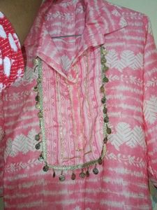 Pink Embellished Palazzo Pants