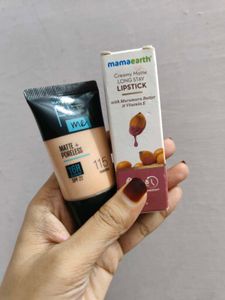 Mamaearth & Maybelline Lip & Face