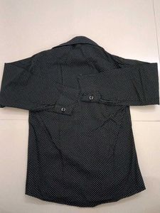Kids Black party wear shirt