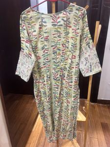 Green Elegant Printed Kurta Set