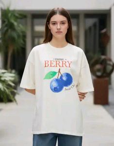 Fresh Berry Graphic Tee crew T shirt