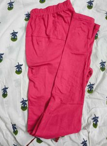 Pink 98%cotton Leggings