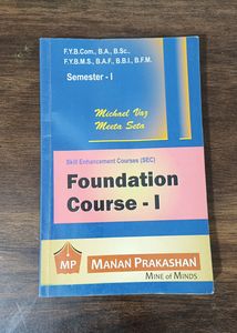 FY-BCOM Manan Prakashan Foundation Course (FC)
