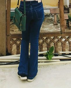 Dark Blue Boot Cut Jeans