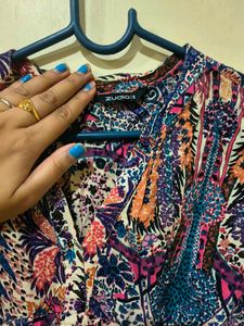 Paisley Print Blouse