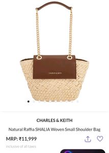 charles keith brand new bag with tag nd dust cover