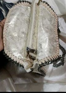 Silver Chain Detail Bag