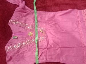 Pakistani Embroidery Work Kurta Pant Set
