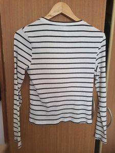 Striped Long Sleeve Top