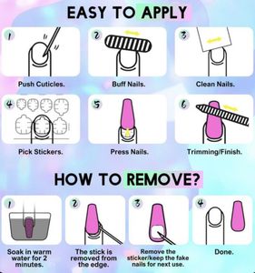 Mauve Press On Nails