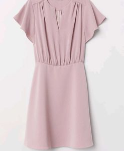 Elegant Pink Mini Dress