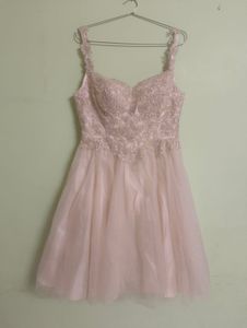 Mini Peach Dress