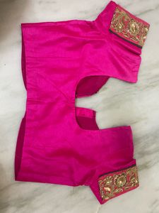 PURE SILK MAGENTA BLOUSE