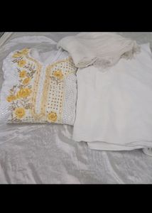 Kurta Plazoo Set Chiken Kari Dizine