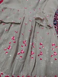 Floral Embroidered Fabric