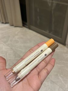 Miniso Eyeshadow Pencil With Brush - Set Of 2