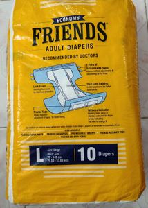 Friends Adult Diapers Quantity 9