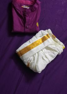 Ramraj Cotton Shirt And Dhoti Send Cradle Ceremony