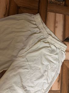 Beige Casual Pants