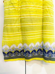 Yellow Printed Kurta