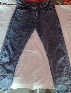 Vintage Wash Denim Jeans