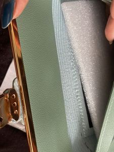 New Ruodan Emerald Green Clutch Bag Without Keycha