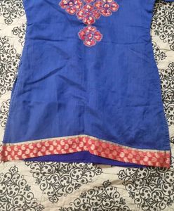 Blue And Red Short Kurti ✨️🪻