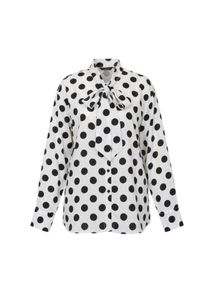 Polka Dot Tie Neck Top