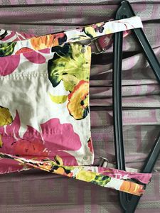 Floral Overalls Dress