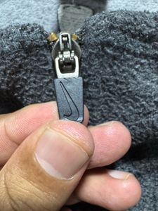 Nike Vintage Grey Zipup Fleece Jacket