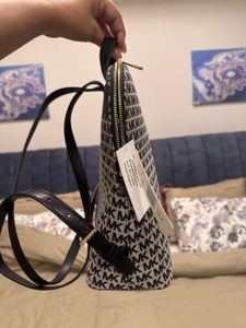 Michael Kors’ Cindy Large MK Logo backpack