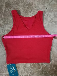 Women Ribbed Slim Fit Tank Top