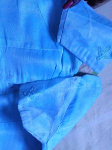 Embroidered Sea Green Saree